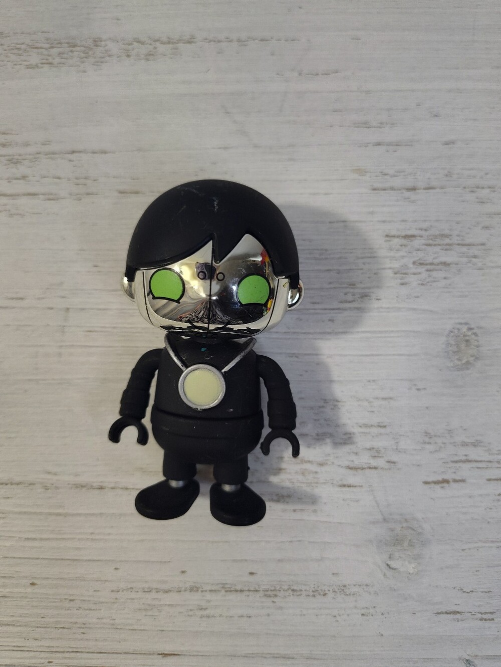 Ryan's World Black & Chrome With Lime Green Eyes 3” Collectible Figure